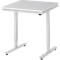 Rau ESD-werktafel Adlatus, elektrisch in hoogte verstelbaar, 28 mm spaanplaat met melamine coating, tot 150 kg, B 750 x D 800 x H 720-1120 mm, lichtgrijs
