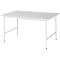 Rau ESD-werktafel Jerry, handmatig in hoogte verstelbaar, 28 mm spaanplaat met melamine coating, tot 300 kg, B 1500 x D 1000 x H 800-850 mm, lichtgrijs