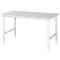Rau ESD-werktafel Tom, handmatig in hoogte verstelbaar, 28 mm spaanplaat met melamine coating, tot 500 kg, B 1500 x D 800 x H 760-1080 mm, lichtgrijs