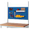 Rau Lochplatte für höhenverstellbare Arbeitsplatzsysteme Serie E, 4-Kant Systemlochung, B 1200 x T 40 x H 650 mm, bis 30 kg