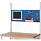 Rau Lochplatte für höhenverstellbare Arbeitsplatzsysteme Serie E, 4-Kant Systemlochung, B 1500 x T 40 x H 450 mm, bis 30 kg