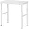 Rau onderstel Serie E, handmatig in hoogte verstelbaar, 22 mm spaanplaat met melamine coating, tot 450 kg, B 1000 x D 500 x H 650-1000 mm, lichtgrijs