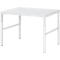 Rau onderstel Serie E, handmatig in hoogte verstelbaar, 22 mm spaanplaat met melamine coating, tot 450 kg, B 1000 x D 700 x H 650-1000 mm, lichtgrijs