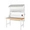 Rau Packtischsystem 05 Arbeitstisch-Serie Tom, B 2000 x T 800 x H 760-1080 mm, Buche-Massivholzplatte, bis 500 kg