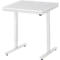 Rau Table de travail Adlatus, réglage électrique de la hauteur, 22 mm panneau d'aggloméré avec revêtement mélaminé, jusqu'à 150 kg, L 750 x P 800 x H 720-1120 mm, gris clair