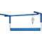 Rau trolley voor in hoogte verstelbare werkpleksystemen Series E, 8 zwenkwielen, verzinkt karabijnhaak, B 20 x D 10 x H 60 mm, tot 30 kg