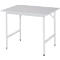 RAU werktafel, melamine blad, 1000 x 800 x 800-850 mm