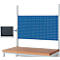 Rau zwenkarm voor in hoogte verstelbare werkpleksystemen Series E, met flatscreenhouder, VESA MIS-D 75/100, B 40 x D 45 x H 400 mm, tot 15 kg