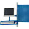 Rau zwenkarm voor werkpleksystemen Series E, met flatscreenhouder, toetsenbord- en muissteun, B 645 x D 330 x H 440 mm, tot 15 kg