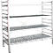 Rayonnage à emboîter aluminium, module de base, avec 4 étagères grillagées en plastique, H 1800 x l. 1500 x P 400 mm