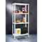 Rayonnage à emboîter, H 1800 x l. 1000 x P 500 mm, blanc