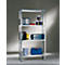 Rayonnage à emboîter, l. 1000 x P 350 x H 1800 mm galvanisé