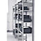 Rayonnage à emboîter MULTIplus150 Express - module de base - l. 1000 x H 2000 mm - 5 étagères - capacité de charge par étagère 150 kg - acier - galvanisé