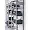 Rayonnage à emboîter MULTIplus150 Express - module de base - l. 1000 x H 2000 mm - 5 étagères - capacité de charge par étagère 150 kg - acier - galvanisé