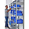 Rayonnage à emboîter MULTIplus150 Express - module de base - l. 1000 x H 2000 mm - 5 étagères - capacité de charge par étagère 150 kg - acier - galvanisé