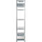 Rayonnage à emboîter MULTIplus150 Express - module de base - l. 1000 x P 300 x H 2000 mm - 5 étagères - capacité de charge par étagère 150 kg - acier - galvanisé