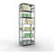 Rayonnage à emboîter MULTIplus150 - utilisable des 2 côtés - module de base - l. 1000 x P 500 x H 3000 mm - 7 étagères - capacité de charge par étagère 150 kg - renforcé par des traverses de longueur - acier - galvanisé