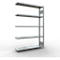 Rayonnage à emboîter MULTIplus250 - module d'extension - l. 1300 x P 300 x H 1300 mm - 5 étagères - capacité de charge par étagère 250 kg - acier - galvanisé