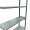 Rayonnage à emboîter MULTIplus250 - module d'extension - l. 1300 x P 400 x H 3000 mm - 7 étagères - capacité de charge par étagère 250 kg - acier - galvanisé