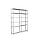 Rayonnage à emboîter, sans vis, l. 1800 x P 350 x H 2300 mm, blanc