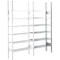 Rayonnage à étagères R3000 SSI Schäfer, Rayonnage d’extension, 5 tablettes galvanisées, profondeur 400 mm, cap. du compartiment 150 kg, l. 1345/1315 x H 1960 mm