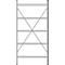 Rayonnage à étagères R3000 SSI Schäfer, Rayonnage de base, 5 tablettes galvanisées, l. 1055 x H 2278 mm