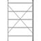 Rayonnage à étagères R3000 SSI Schäfer, Rayonnage de base, l. 1345 x P 400 mm, cap. du compartiment 150 kg