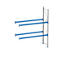 Rayonnage à palettes PR 600, module d'extension, H 3600 mm, max. 800 kg, 2 traverses