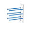 Rayonnage à palettes PR 600, module d'extension, H 3600 mm, max. 800 kg, 3 traverses