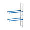 Rayonnage à palettes PR 600, module d'extension, H 3600 mm, max. 800 kg, 3 traverses