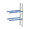 Rayonnage à palettes PR 600, module d'extension, H 4700 mm, max. 1000 kg, 3 traverses