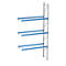 Rayonnage à palettes PR 600, module d'extension, H 4700 mm, max. 800 kg, 3 traverses