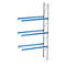 Rayonnage à palettes PR 600, module d'extension, H 5800 mm, max. 1000 kg, 3 traverses