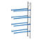 Rayonnage à palettes PR 600, module d'extension, H 5800 mm, max. 1000 kg, 4 traverses