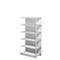 Rayonnage complet 500 T PROGRESS, module d'extension, avec panneau arrière, H 1900 x l. 960 x P 440 mm