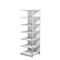 Rayonnage complet 500 T PROGRESS, module d'extension, avec panneau arrière, H 2250 x l. 750 x P 640 mm