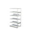 Rayonnage complet 500 T PROGRESS, module d'extension, sans panneau arrière, H 1900 x l. 950 x P 640 mm