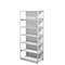 Rayonnage complet 500 T PROGRESS, module de base, avec panneau arrière, H 2250 x l. 960 x P 440 mm