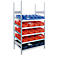 Rayonnage complet MBR 3000, module de base, 5 niveaux d'inclinaison, 2278 x 400 x 1004 mm