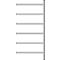 Rayonnage d’extension R 3000, 6 tablettes, l. 1025 mm x P 800 mm, étagères laquées