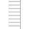 Rayonnage d’extension R 3000, 8 étagères, l. 1025 mm x P 800 mm, étagères laquées