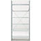 Rayonnage de base R 3000, 6 tablettes, l. 1055 mm x P 800 mm, étagères galvanisées