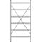 Rayonnage de base R 3000, 6 tablettes, l. 1055 mm x P 800 mm, étagères laquées