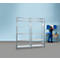 Rayonnage de base R 3000, 6 tablettes, l. 1345 mm x P 600 mm, étagères galvanisées