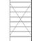 Rayonnage de base R 3000, 8 étagères, l. 1345 mm x P 400 mm, étagères laquées