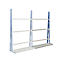 Rayonnage de stockage à profilés, unilatéral, module d'extension, H 2500 x L 1800 x P 340 mm