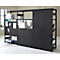 Rayonnage emboîtable ORDO Business - acier - 1 élément de base + 2 éléments d'extension – modulaire – charge admissible 1200 kg - l. 3080 x P 535 x H 2000 mm - avec 15 tablettes – noir profond RAL 9005