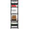 Rayonnage emboîtable ORDO Business, rayonnage de base, modulaire, 5 tablettes, charge admissible par tablette 140 kg, charge admissible par élément 1200 kg, L 1060 x P 435 x H 2000 mm, acier, noir