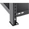 Rayonnage emboîtable ORDO Business, rayonnage de base, modulaire, 5 tablettes, charge admissible par tablette 140 kg, charge admissible par élément 1200 kg, L 1060 x P 435 x H 2000 mm, acier, noir