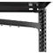 Rayonnage emboîtable ORDO Business, rayonnage de base, modulaire, 5 tablettes, charge admissible par tablette 140 kg, charge admissible par élément 1200 kg, L 1060 x P 435 x H 2000 mm, acier, noir
